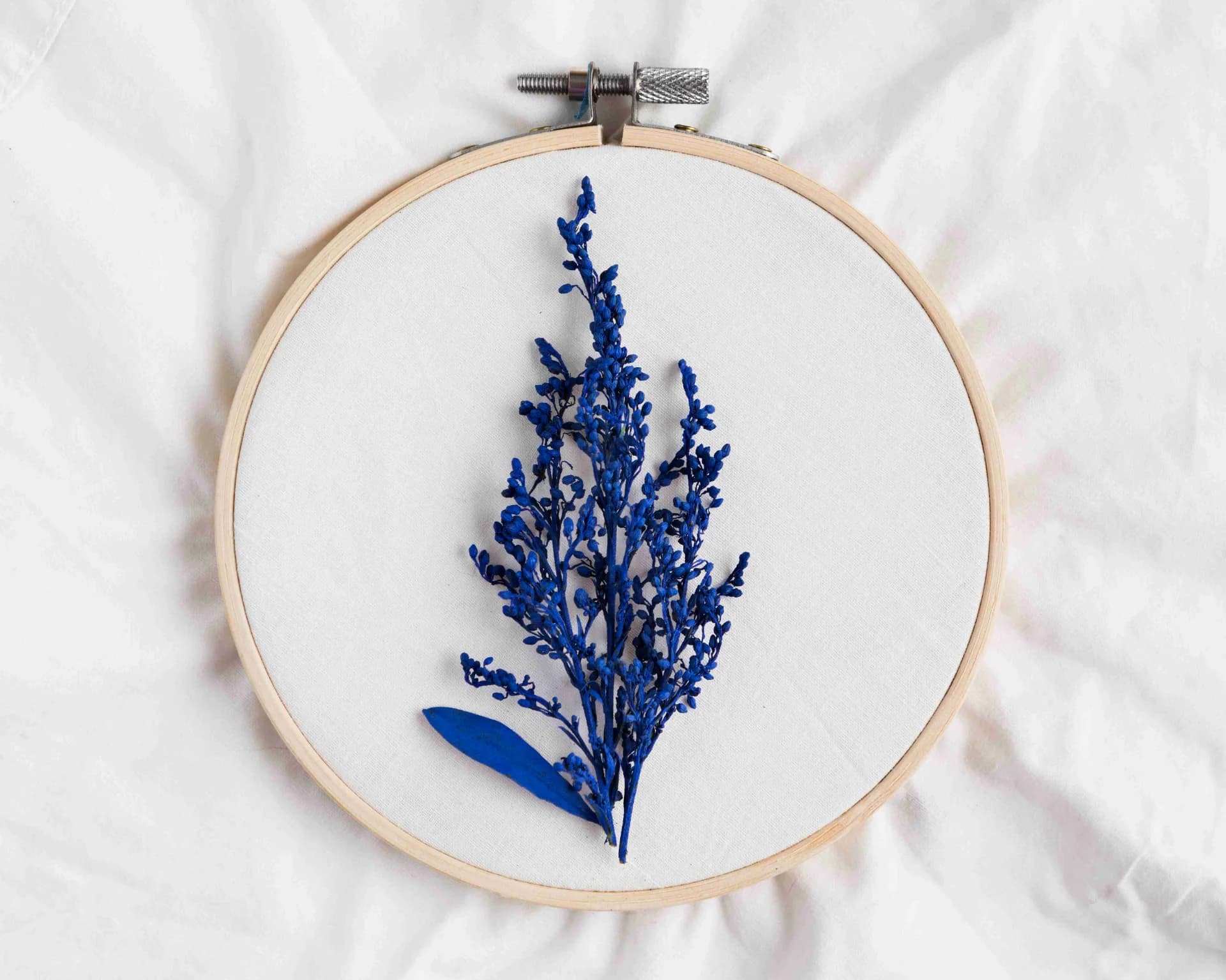 Hand Embroidered Hoop