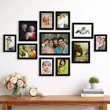 glitter photo frame