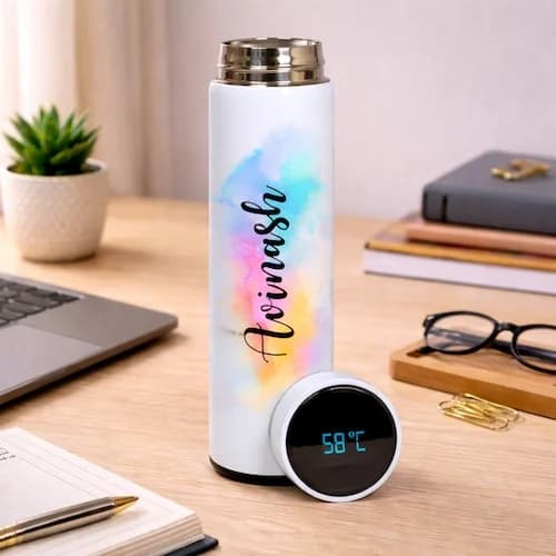 Radiant Colors Personalized Temperature Bottle